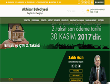 Tablet Screenshot of akhisar.bel.tr